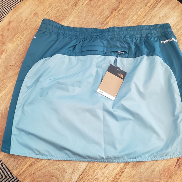 THE NORTH FACE Womens Hydrenaline Active Polyester Skirt Size XL Teal Blue NWT - Picture 4 of 8